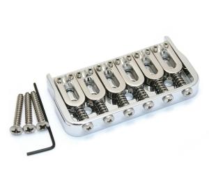41065N Hipshot Nickel Fixed Hardtail Guitar Bridge .175" 