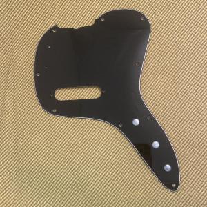 MMB78-6003 3-ply Black Pickguard for USA 1978 Musicmaster Bass