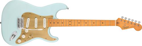 037-9510-572 Squier 40th Anniversary Stratocaster Guitar Vintage Edition Sonic Blue  0379510572