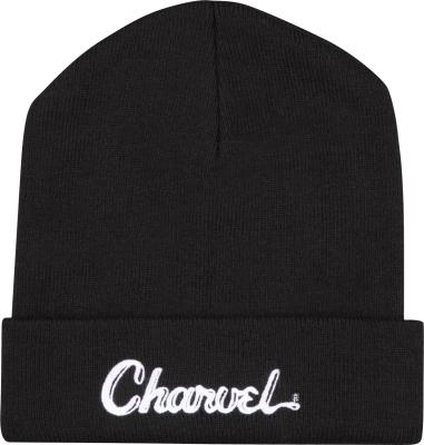 992-2875-100  Jackson Charvel Guitar Toothpaste Logo Beanie Black One Size 9922875100