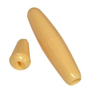 STK-028 Metric Cream Push on Tremolo Tip & Switch Tip for Import Strat