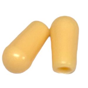 SK-0643-PC (2) Cream Pink Tint Metric Toggle Switch Tips fits Epiphone