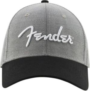 919-0121-000 Fender Hipster Dad Hat Gray and Black One Size Fits Most 9190121000