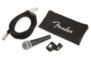 069-9023-000 P-52S Fender Dynamic Passport Vocal Microphone Kit with Bag Cable & Clip 0699023000