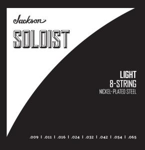 299-0965-008 Jackson Soloist Guitar Strings 8 String Light .009-.065 2990965008