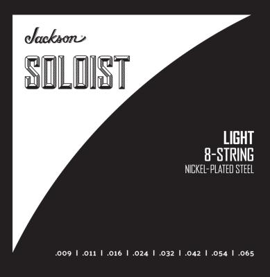 299-0965-008 Jackson Soloist Guitar Strings 8 String Light .009-.065 2990965008