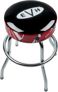 912-3004-000 EVH 24" Barstool Red Black & White Stripes 9123004000