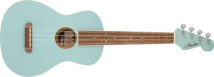 097-0450-504 Fender Avalon Tenor Ukulele Walnut Fingerboard Daphne Blue 0970450504
