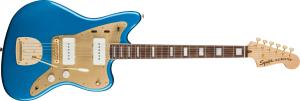 037-9420-502 Squier 40th Anniversary Gold Edition Jazzmaster Guitar Placid Lake Blue 0379420502