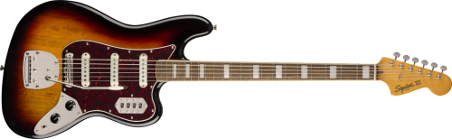 037-4580-500 Squier by Fender Classic Vibe Bass VI Laurel Fingerboard 3-Color Sunburst 0374580500