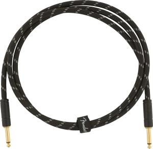 099-0820-093 Fender Deluxe Series Cable 5 ft Black Tweed Straight Straight 0990820093