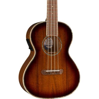 097-0452-164 Fender Montecito Acoustic-Electric Tenor Ukulele Shaded Edge Burst w/ Gig Bag 0970452164