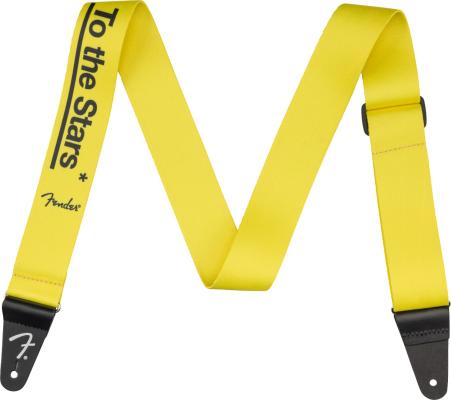 099-0639-063 Fender Tom DeLonge To The Stars Strap, Graffiti Yellow 0990639063