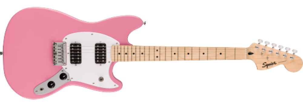 037-3702-555 Genuine Squier by Fender Flash Pink Sonic Mustang HH 037 ...