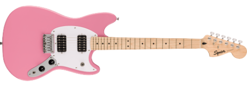 037-3702-555 Genuine Squier by Fender Flash Pink Sonic Mustang HH 037-3702-555