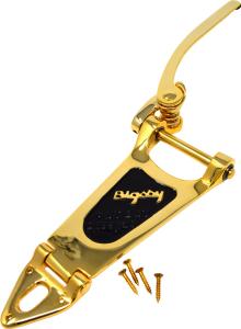 180-0495-604 Bigsby Left-Handed B6GLH Vibrato/Tremolo Tailpiece Gold 1800495604