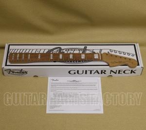 099-2203-920 Genuine Fender Roasted Jazzmaster Neck Block Inlays 22 Medium Jumbo Frets, 9.5" Radius, Modern C Shape 0992203920