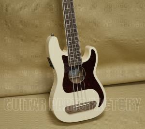 097-0583-505 Fullerton Precision Bass Uke Tortoiseshell Pickguard Olympic White 0970583505