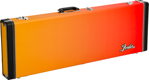 099-6106-311 Fender Hardshell Dlx Strat Tele Ombre Guitar Case Tequila Sunrise 0996106311