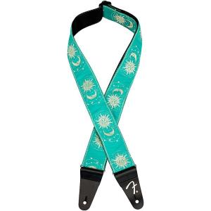 099-0637-249 Fender American II Sun & Moon Guitar Strap Sea Foam Green 0990637249 