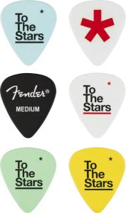 198-0351-463 (6) Fender Tom DeLonge 351 Celluloid Picks "To The Stars" 1980351463 