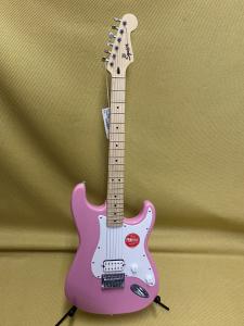 037-3302-555 Squier By Fender Sonic Stratocaster HT H PINK Guitar Maple Neck 0373302555