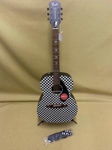 097-1752-088 Fender Tim Armstrong Hellcat Acoustic-Electric Guitar Checkerboard 0971752088