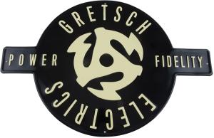 922-7638-100 Gretsch Guitar Electrics Power & Fidelity Tin Sign 9227638100