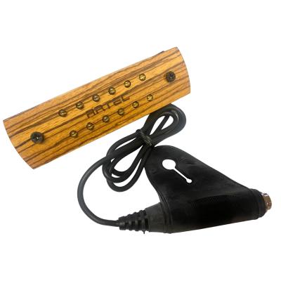 WSH12-ZB-OSJ Artec Zebra Wood Acoustic Soundhole Pickup with Alnico V Magnets