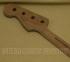 099-0902-920 Fender Satin Roasted Maple Jazz Bass Neck 20 Jumbo Frets 12in Maple Flat Oval Shape 0990902920