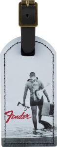 910-6101-002 Fender Guitar Vintage Luggage Tag Scuba Diver 9106101002