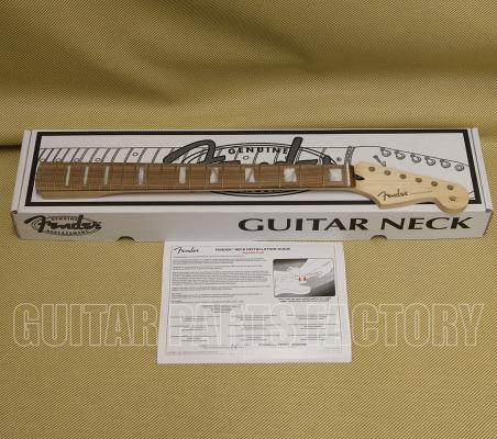 099-4553-921 Fender Player Series Stratocaster Neck w/Block Inlays 22 Medium Jumbo Frets Pau Ferro 0994553921