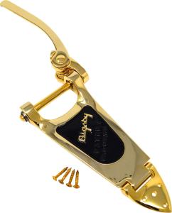 006-2833-100 Guitar Tailpiece Bigsby B6GB Gold USA Bigsby® Logo B6 V Hinge Plate 0062833100