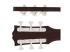 6K2GL0N Hipshot Grip-Lock Open Nickel 18:1 3 plus 3 tuners with UMP 