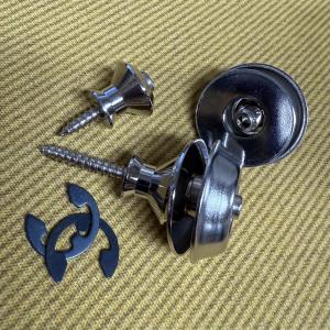 SL078 Nickel Dual Guitar & Bass Strap Locks