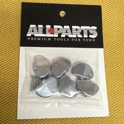 TK-7729-010 Grover Kidney Bean Guitar Tuning Key Buttons Chrome 6 with Screws