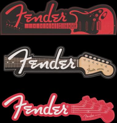 917-0000-086 Fender Guitar & Bass Bookmark Bundle Set of 3 Jaguar Jazz Stratocaster 9170000086