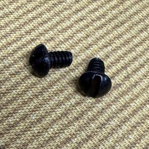 GS-0062-003 2 Black Slotted Screws For USA Lever Switch