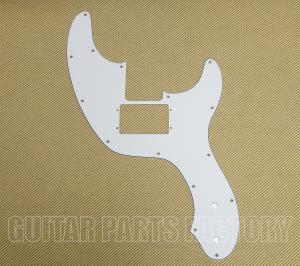 TB-6404 3-Ply White Pickguard 70s Tele Bass '51 P Bass