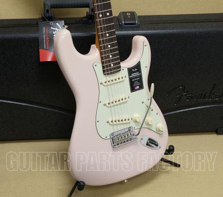 017-3900-756 Fender Shell Pink American Professional II Stratocaster Guitar with Case 0173900756