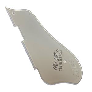 770-9338-000 Chet Atkins Tennessean Pickguard G6119-VS, Cut For Filter’Tron Pickups, Vintage Thickness, Silver with Black Logo 7709338000