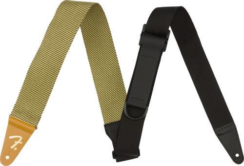 099-0694-355 Fender 2" Right Height Adjustable Tweed Guitar Ripchord Strap 0990694355
