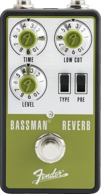 023-4613-000 Fender Bassman Reverb Effects Pedal Aluminum Green 0234613000