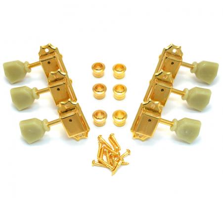 TK-0735-002 Gotoh Gold Locking Tuners for Vintage Gibson Les Paul SG Guitar 