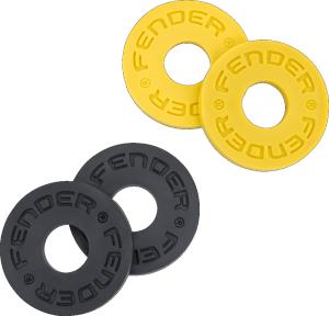 099-0819-030 Set of four Fender x Third Man Hardware  Strap Blocks  2 Yellow and 2 Black 0990819030