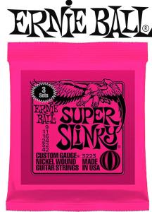 2223 Ernie Ball Super Slinky Custom Gauge Nickel Wound Guitar Strings 9-42