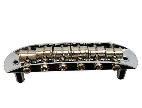 DM595 Mustang Bridge w/ Large Saddles, 9.5" Radius, 52.5mm, Fender Jaguar Jazzmaster