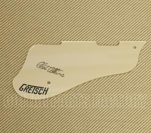 007-5795-049 Gretsch Pickguard, G6120DC Chet Atkins Hollow Body, Cut For DynaSonic Pickups, Gold 0075795049
