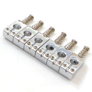 PS105CR Set Of 6 Chrome Guitar Replacement Bridge Saddles , PS105, 10.5 X 20mm PRS