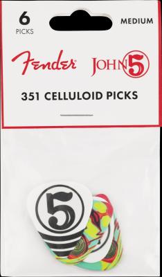 198-0351-049 Fender John 5 Guitar Picks 1980351049